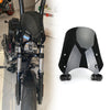 Harley Dyna Softail Models Black Generic CA Market ABS Motorcycle Windscreen Windshield