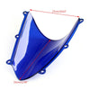 Honda CBR600RR 2007-2008, 7 Color Generic Windshield WindScreen Double Bubble