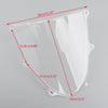 Suzuki GSXR 1000 GSXR1000 K17 2017-2022 Black Generic Windshield WindScreen