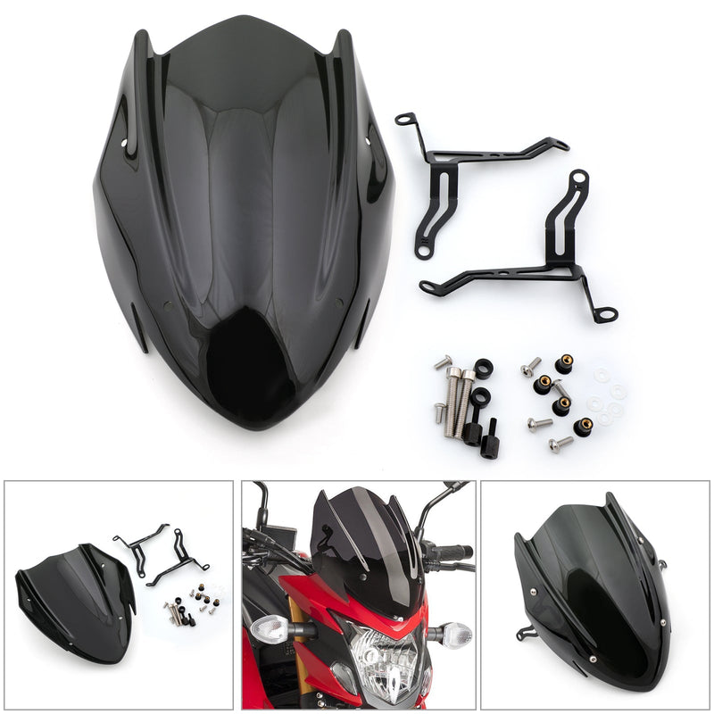 Suzuki GSX-S 750 2017 Generic ABS Windscreen Windshield Screen with Bracket