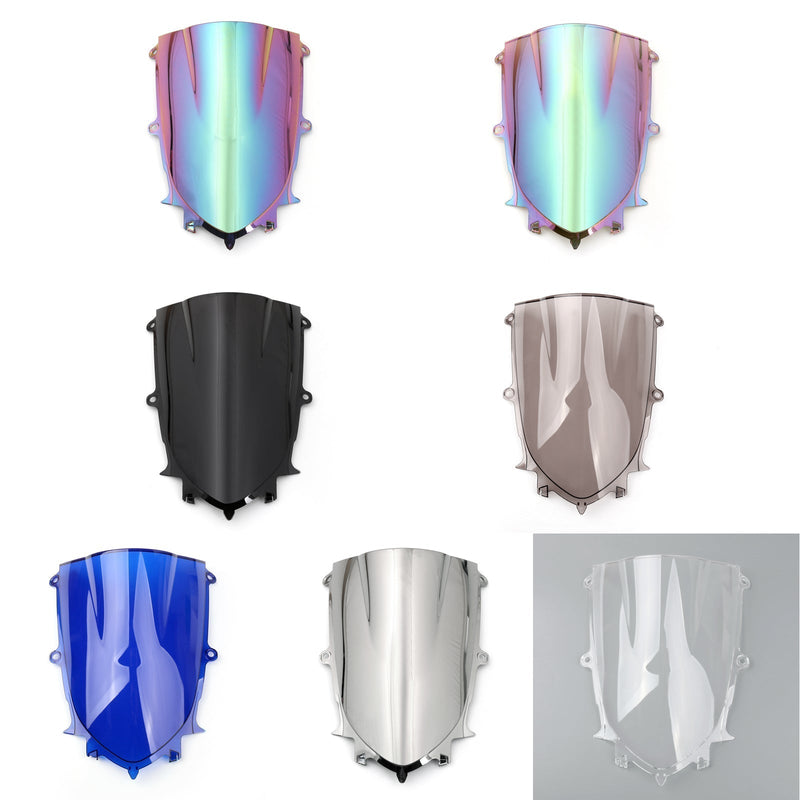 Yamaha YZF 600 R6 (2017-2023) 7 Color Generic ABS Motorcycle Windshield WindScreen