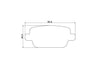 Winmax W5 Race Rear Brake Pad Set (A4 08-16/Focus RS 09-11)