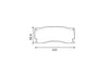 Winmax W5 Race Front Brake Pad Set (Alcon CAR97 6 Pot)