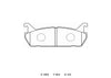 Winmax W3 Circuit Rear Brake Pad Set (Laser 90-93/Applause 89-97) — fits Daihatsu Applause (image 3)