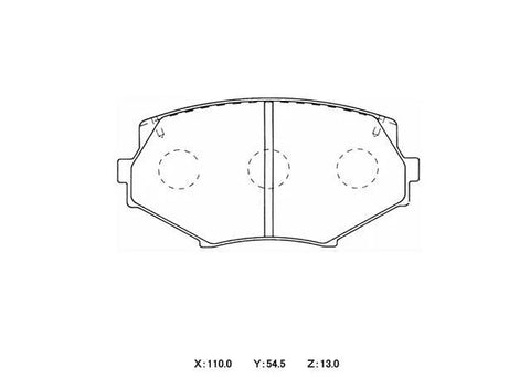 Winmax W6.5 Race Front Brake Pad Set (MX-5 93-97)