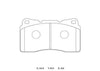 Winmax W2 Sport Front Brake Pad Set (Lancer 98-15/Impreza 02-07/Supra 86-93)