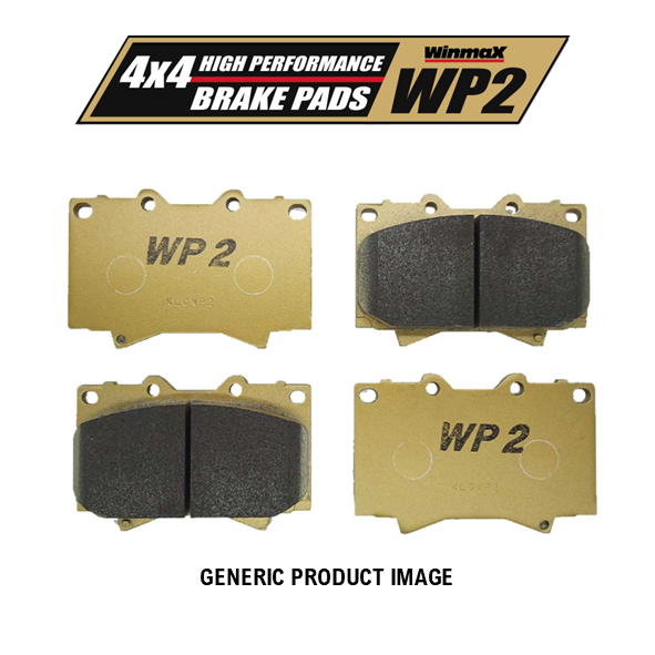 Winmax WP2 4X4 Heavy Duty Brake Pads (Hilux/Prado 02-20) — fits Toyota FJ Cruiser Gsj15