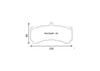 Winmax W6.5 Race Brake Pad Set (Commodore 97-07/Crewman 03-07)