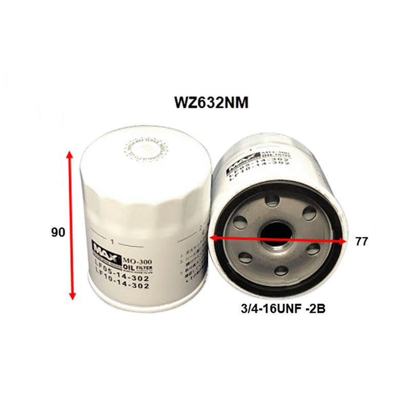 Wesfil Oil Filter WZ632NM
