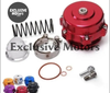 Universal JDM 50Mm V Band Blow Off Valve Bov Q Typer W/ Weld On Aluminum Flange