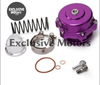 Universal JDM 50Mm V Band Blow Off Valve Bov Q Typer W/ Weld On Aluminum Flange