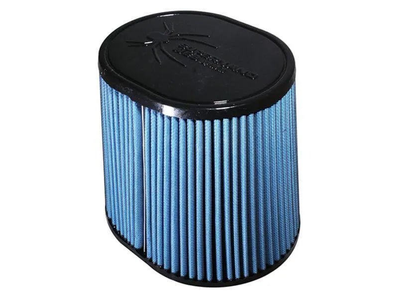 Injen SuperNano-Web Air Filter - 5" Flange ID, Oval Base / 8.0" Media Height / Oval Top