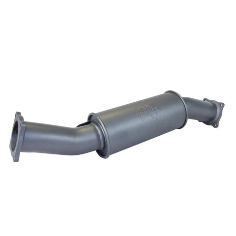 RedBack Exhausts RXD 5" Round x 12" Long Resonator O/O (Ranger Raptor 2018+/Navara D40 07-15) — fits Toyota Landcru...