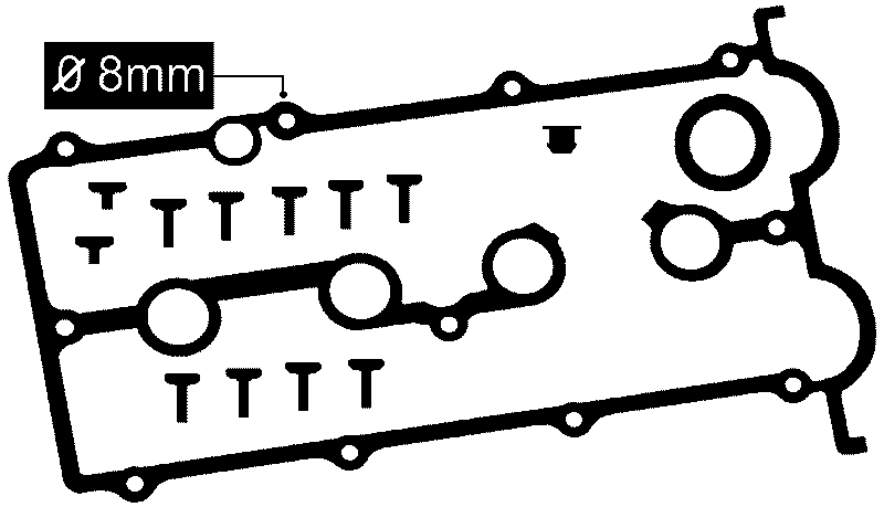 Cross Fire Gasket Valve Cover Set Maz Fp Fs XRC3112K