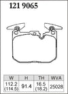 Dixcel Type Z Brake Pads - Front (BMW M2 F87/M3 F80/M4 F82/BMW E Series M Sports)