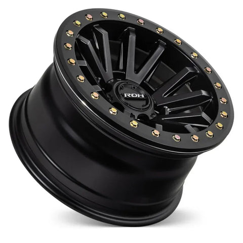 ROH Wheels Zullo Matt Black Wheels -17x9 Offset -12 PCD 6x139.7