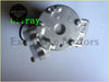 Silver metallic a/c compressor for mitsubishi pickup triton l200 with circular housing and attached wiring visible from back side
