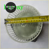 White plastic a/c heater blower motor fan with circular radial blades for Isuzu D-Max 2012 and Amigo 1998-1999