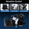 Black and white plastic mechanical a c heater climate control switch module with gears and motor housing for toyota tundra
