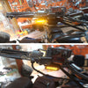 6x LED Mini Motorcycle Front Turn Signal Indicator Amber Light to suit Harl — image 4