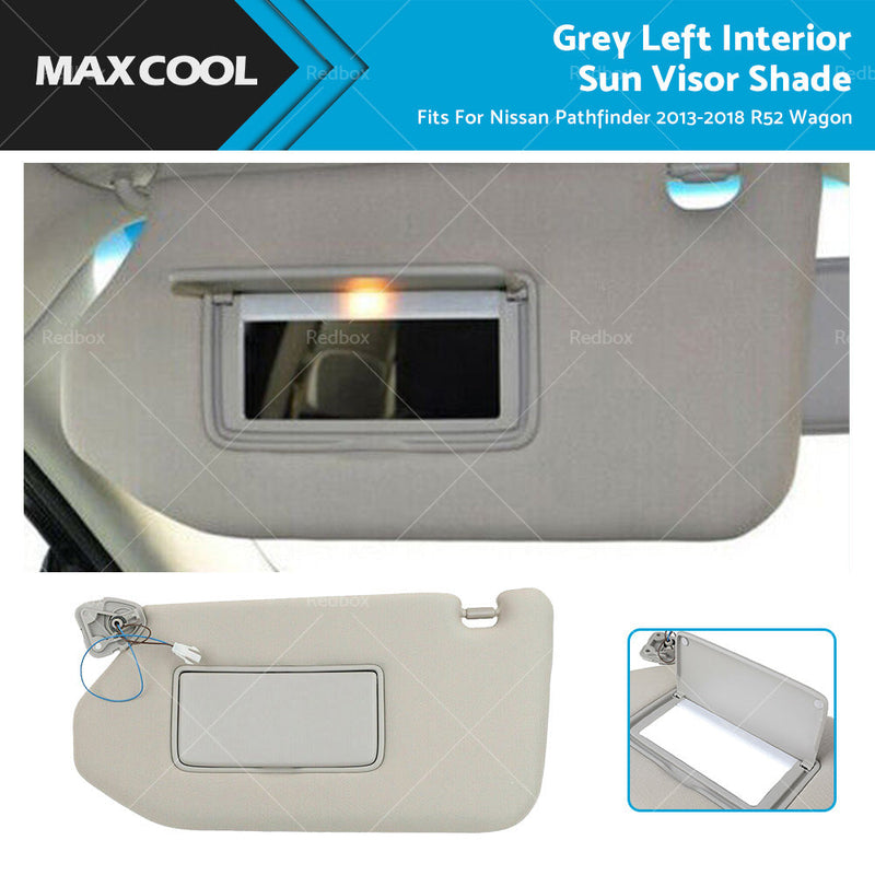 Left Interior Sun Visor Shade to suit Nissan Pathfinder 2013-2018 R52 — image 1