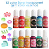 12 Colours Glitter Pigment Ink Epoxy Resin Colour Pigment — image 4