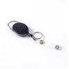 10X Key Rings Retractable Chain ID Pull Holder Reel Belt Clip Extend Recoil Oval — image 4