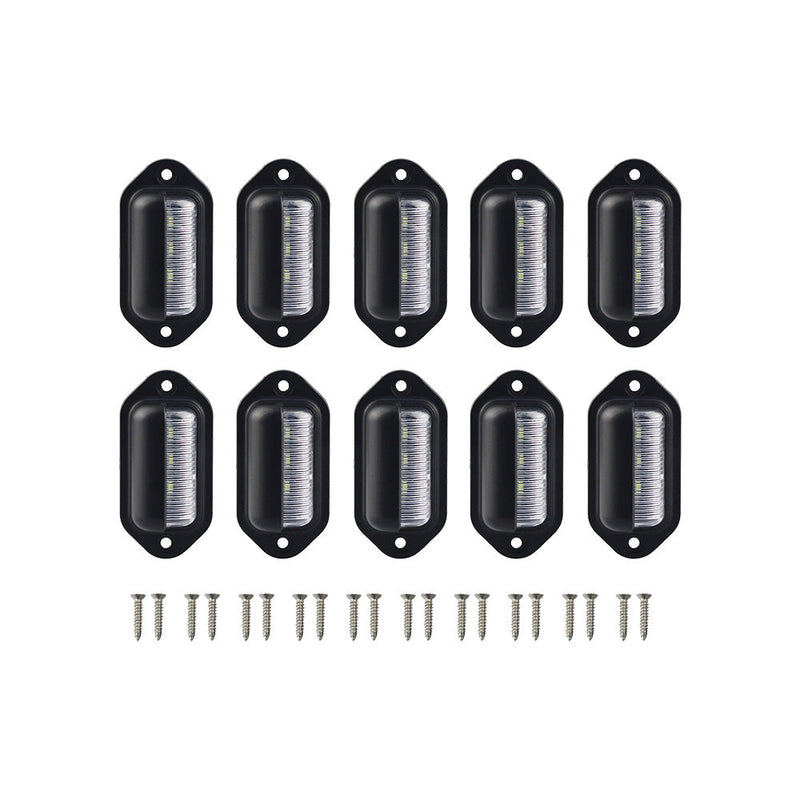 6-LED License Number Plate Light to suit Truck SUV Trailer Lorry 12-24V — image 1