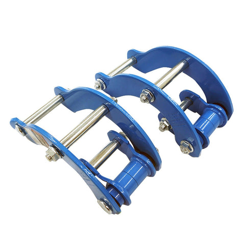 2x Rear Leaf Spring Extended 2 Inch Height Shackles (Pair) to suit Isuzu Dmax — image 1