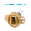 2x PSX24W 12V 24W PG20/7 Fog Light Clear Globe Bulbs — image 6