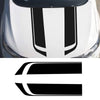 2x Black Racing Hood Stripe Decals (Pair) to suit Universal Cars — image 6