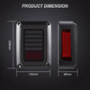Smoked Black LED Tail Lights to suit Jeep Wrangler JK — image 3