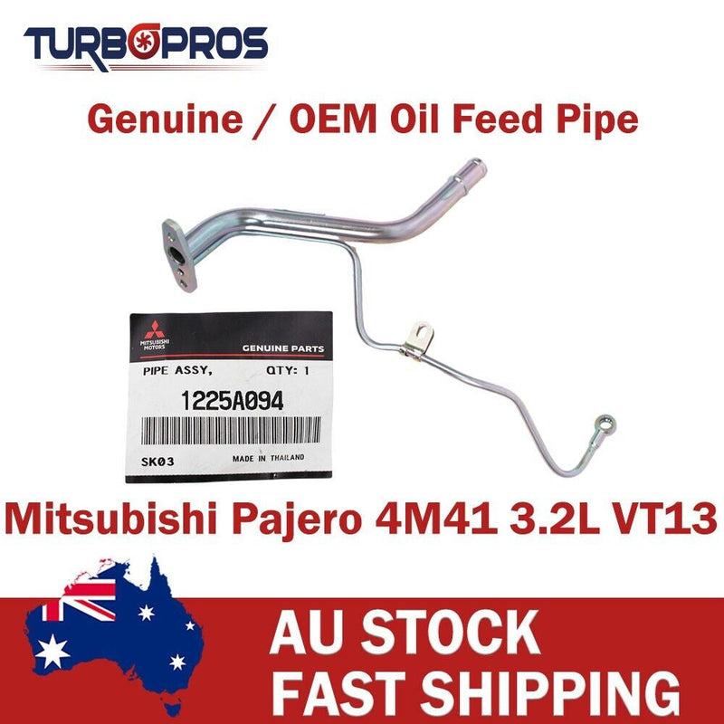 Mitsubishi Pajero 4M41 3.2L VT13 Genuine Turbo Charger Oil Feed&Return Pipe