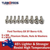 Ford Territory SX SY Barra 4.0L Titanium Turbo Charger Stud Kit