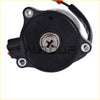 Black plastic abs brake booster pump with silver center and x-shaped slot for toyota 4runner fj cruiser back side