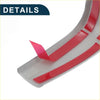 Abs gear shift knob cover sticker for Toyota Land Cruiser Prado with white and red glossy flexible adhesive strip