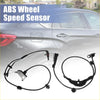 Black abs wheel speed sensor with coiled wiring and metallic bracket for rear left or right toyota hilux viii 2015-2022