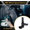 Black abs wheel speed sensor for Toyota 4Runner 2003-2014 with cylindrical housing and rectangular connector shown from back side