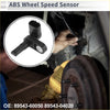 Black abs wheel speed sensor with cylindrical housing and connector for front left toyota 4runner 2003-2024