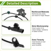 Abs wheel speed sensor for Toyota Auris black reinforced abs plastic and metal with coiled cable for 2013-2018 models