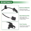 Black reinforced abs plastic and metal abs wheel speed sensor with black cable for toyota avalon 2013 to 2023
