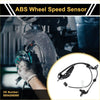 Black abs wheel speed sensor with coiled wire and connector for front right toyota avalon 2013-2018