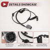 Black abs wheel speed sensor with gray connector and molded plastic housing for toyota avalon rear right 2013-2018