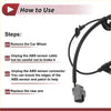 Black abs wheel speed sensor cable with gray plastic connector for toyota avalon rear right 2013-2018