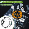 Black abs wheel speed sensor with coiled cable and metallic connector installed on toyota avensis estate brake system