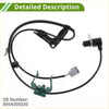 Black abs wheel speed sensor with coiled cable black plastic housing and green bracket for toyota avensis estate 1997-2003