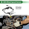 Black abs wheel speed sensor with coiled wiring and mounting bracket shown with oe number for toyota chr 2018-2020 front right