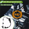Abs wheel speed sensor for toyota hiace front left black with coiled wire and connector next to engine part