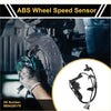 Black abs wheel speed sensor for Toyota Hiace 2013 with coiled wiring and connector housing shown from back side