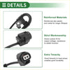 Black reinforced abs wheel speed sensor with plastic and metal parts for toyota highlander 2001 to 2004